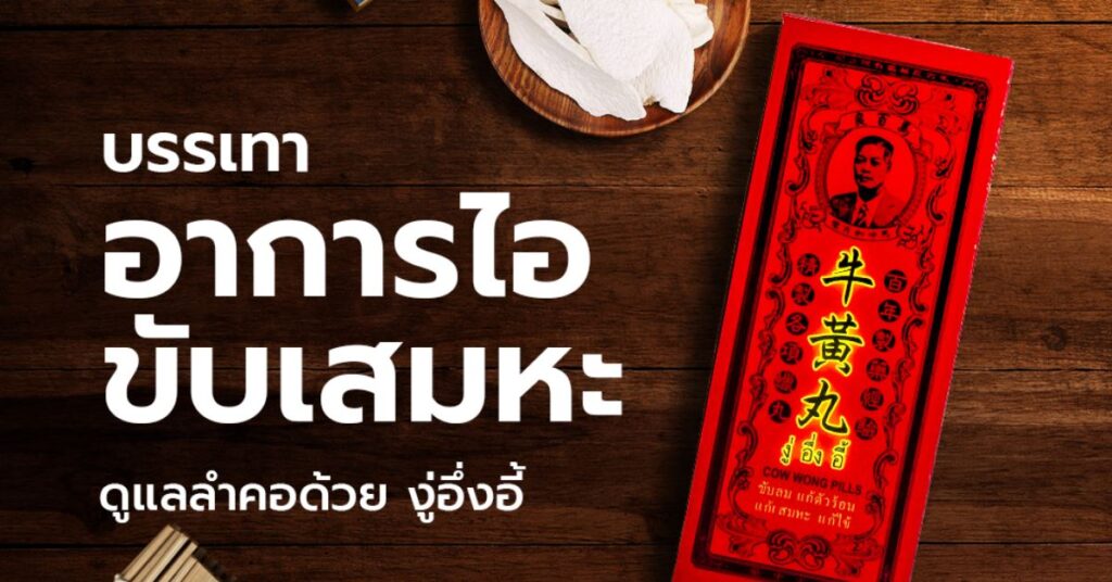 บรรเทาอาการไอ ขับเสมหะ ดูแลลำคอด้วย งู่อึ่งอี้