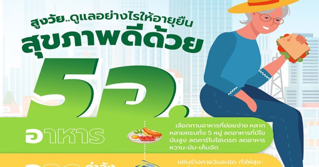 สูงวัยดูแลอย่างไรให้อายุยืนแข็งแรง