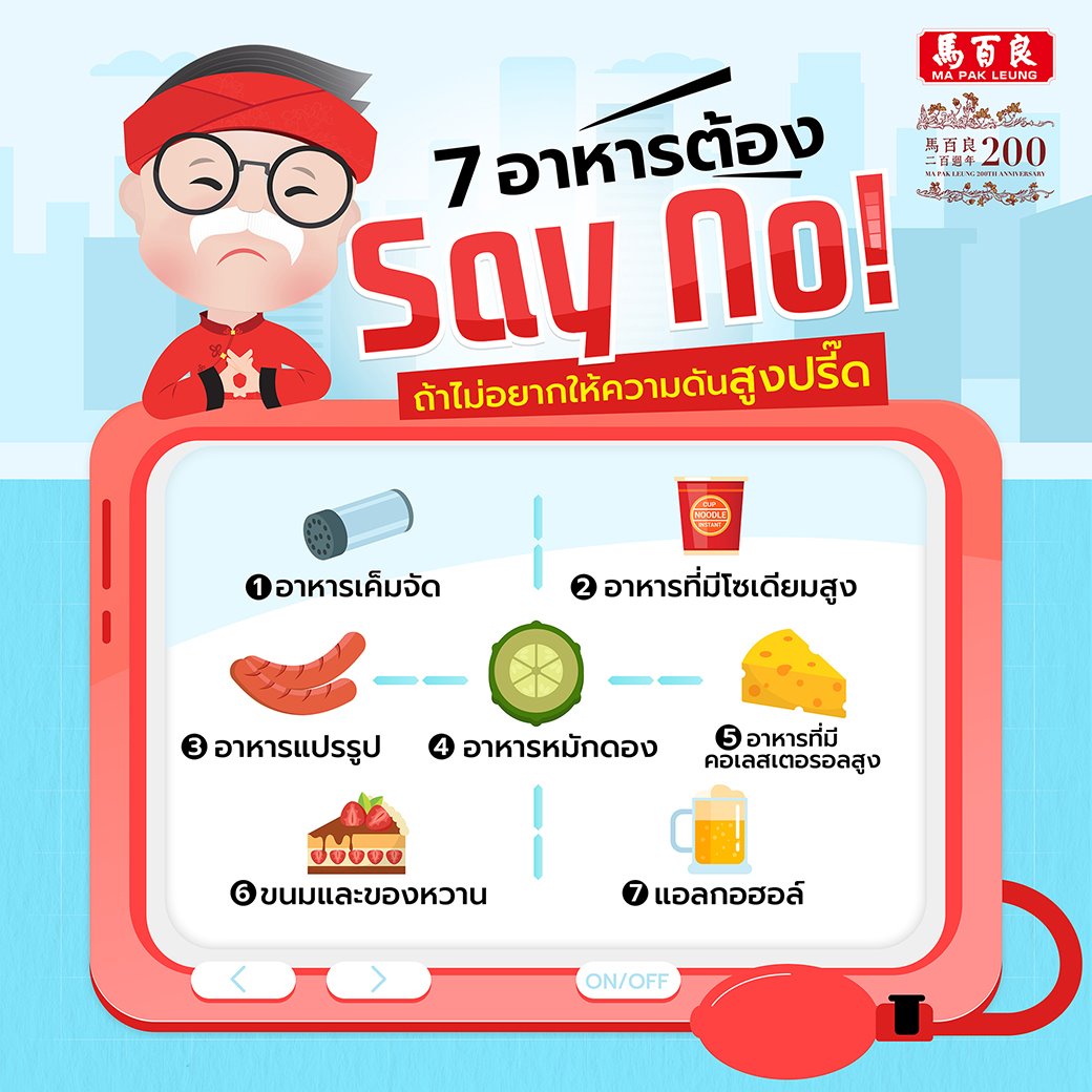 6 อาหารต้อง Say No!! ถ้าไม่อยากให้ความดันสูงปรี๊ด
