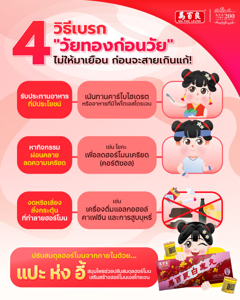 4 วิธีชะลอวัยทองในผู้หญิง (ป้องกันปัญหาวัยทองก่อนวัย!)